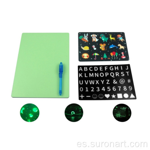 Sorteo educativo al por mayor con tablero fluorescente ligero y divertido